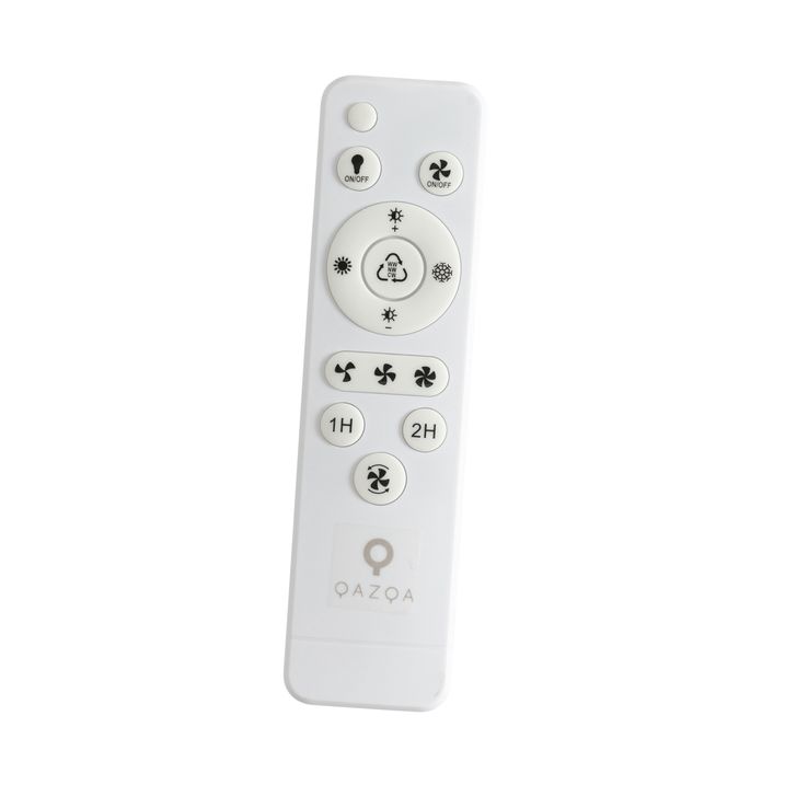 Stropní ventilátor černý 62 cm vč. LED stmívatelný s dálkovým ovládáním - Yaran