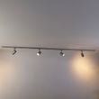 Modern-railsysteem-met-4-spots-zilver-1-fase---Iconic-Yade