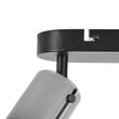 Moderner-Deckenstrahler-Gunmetal-3-flammig-drehbar-und-verstellbar---Drain