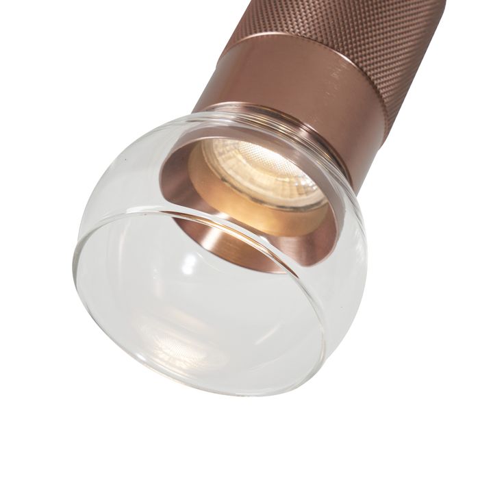 Foco de techo moderno bronce oscuro ajustable - Veerle