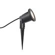 Moderner-Gartenstrahler-schwarz-inkl.-LED-verstellbar-mit-Kabel-und-Stecker-250cm-IP65---Basic