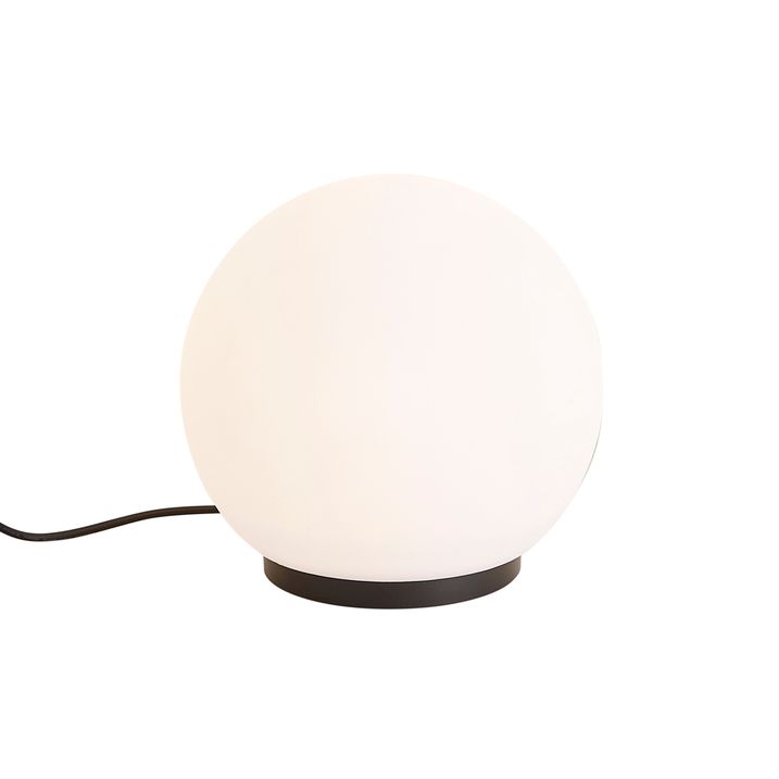 12V systeem zwart 11m met 3 paaltjes en 3 lampen incl. LED IP44 - Voltaire Palo Luno