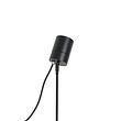 Moderner-Spike-Spot-schwarz-AR70-verstellbar-IP44-–-Solo