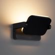 Applique-murale-d'extérieur-noire-avec-LED-réglable---Kamile