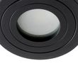 Sodoben-okrogel-stropni-reflektor-črn-IP44---Capa