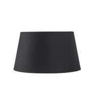 Cotton-Lampshade-Black-32/25/18-with-Gold-Interior