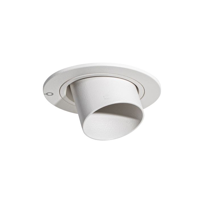 Set van 6 inbouwspots wit GU10 35mm rond kantelbaar - Installa