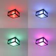 Smart-buiten-plafondlamp-zwart-met-ribbel-glas-incl.-Wifi-A60---Charlois