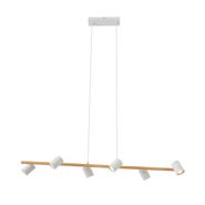 Moderna-viseča-svetilka-z-lesnim-potiskom-z-belo-barvo-6-Lights---Jeana-Straight