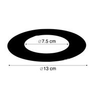 Set-od-6-pokrivnih-prstenova-od-nerđajućeg-čelika-za-ugradne-reflektore-7,5---13-cm---Spacer