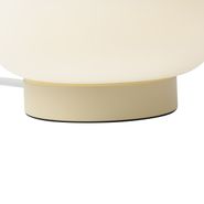 Lampă-de-masă-Japandi-bej-cu-sticlă-opală-15cm---Kumo