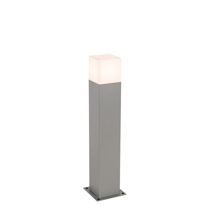 Lampada da esterno 50 cm grigia con picchetto a terra e manicotto per cavi - Denmark