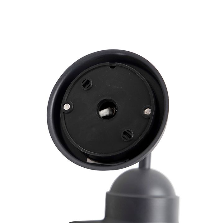 Inteligentná rustikálna nástenná lampa antracit IP44 vrátane wifi E27 - Kansas