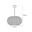 Japandi-závesná-lampa-bambusová-50cm-IP44---Moana