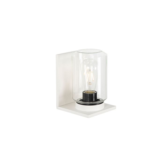 Moderná nástenná lampa biela IP54 - Marshall