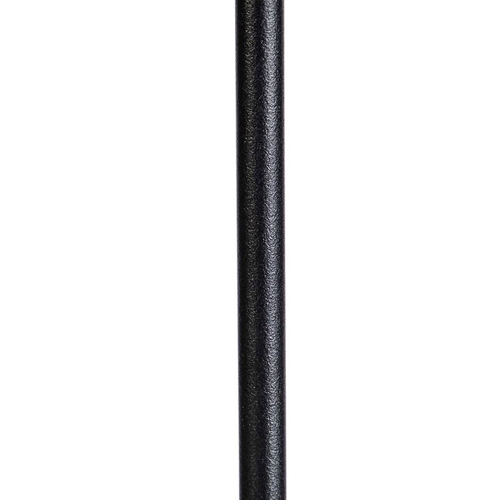 Stojací lampa černá se zlatým stínítkem 40 cm nastavitelná - Parte