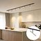 Modern Track Lighting System Black with 6 Beige Spotlights 1-Phase - Slimline Avery