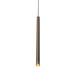 Moderna viseća lampa tamno bronzane boje za jednofazni šinski sistem - Iconic Frini