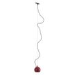 Design-pendellampa-röd-för-1-fas-skensystem---Slimline-Sara
