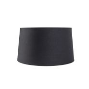Cotton-Lampshade-Black-40/35/22-with-Gold-Interior
