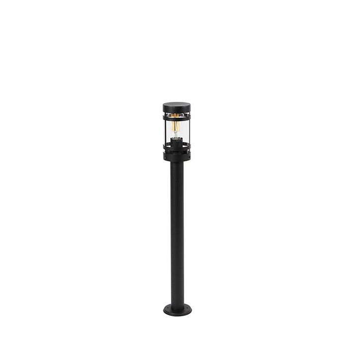 Moderni lauko lempa juoda 80 cm IP44 - Blizgesys