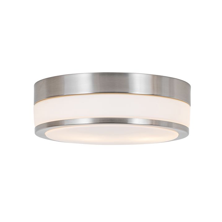 Plafón exterior moderno de acero 28 cm IP44 - Flavi