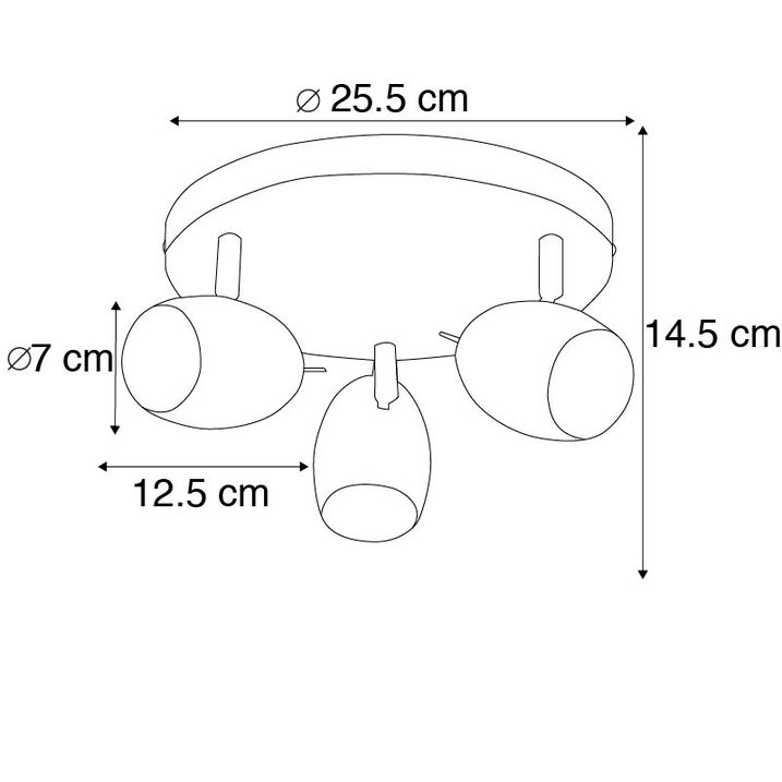 Design spot wit rond - Egg 3