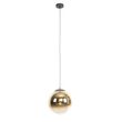 Art-Deco-Pendelleuchte-schwarz-mit-Goldglas-33-cm---Pallon