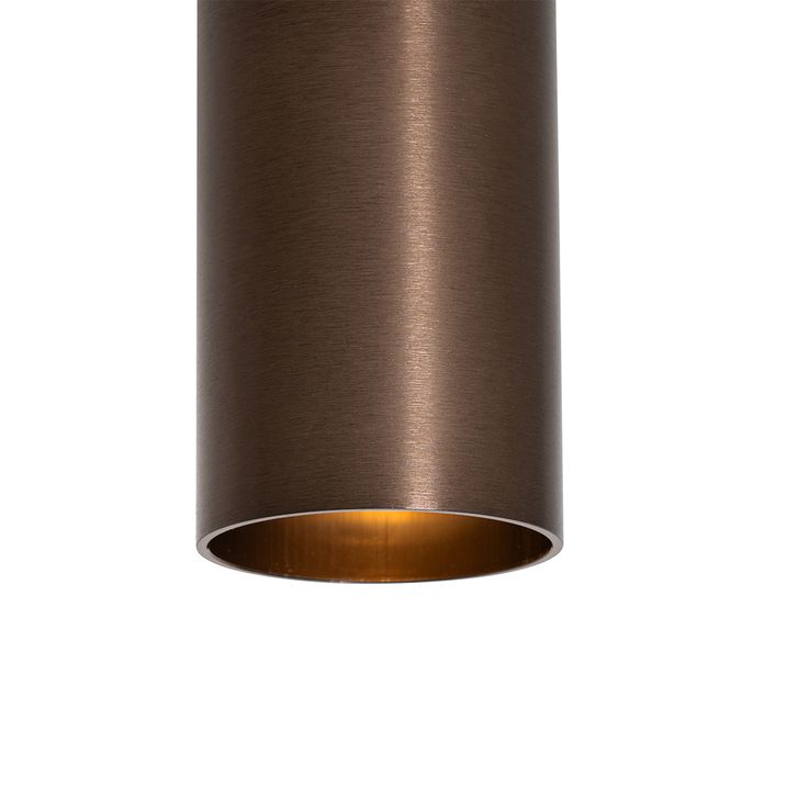 Spot moderne bronze foncé 5,5 cm - Tuba