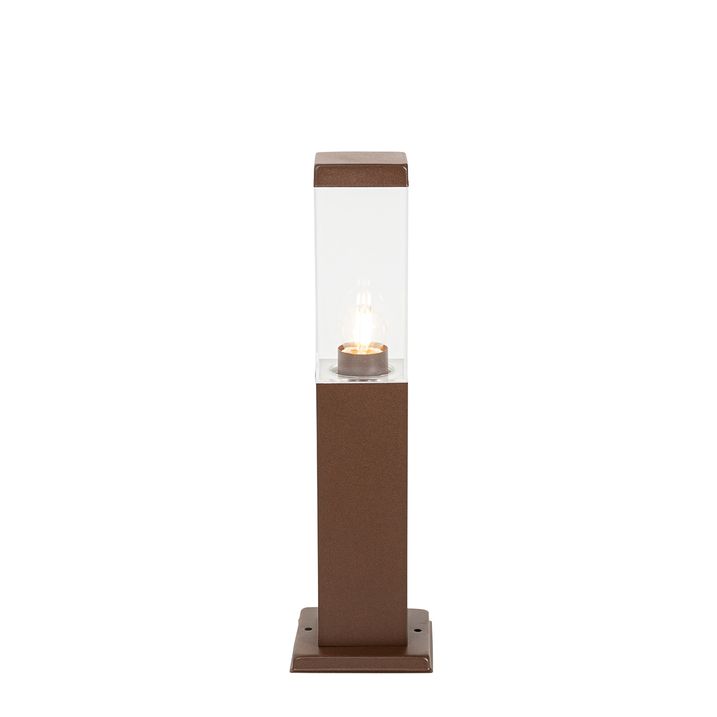 Modern dış mekan lamba direği pas kahverengi 45 cm - Malios