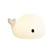 Pöytävalaisin-valkoinen-30cm-sis.-LED-himmennettävä-IP54-ladattava---Baby-Whale