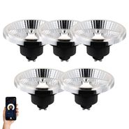 Set-od-5-Pametnih-GU10-Zatamnjivih-LED-Žarulja-AR111-10W-800-lm-2200---6500K