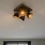 Faretto-industriale-ruggine-marrone-con-legno-inclinabile-4-luci---Gina