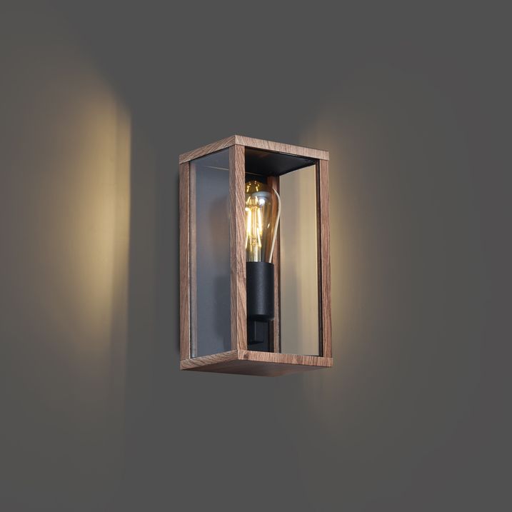 Industriell vegglampe treprint 26 cm IP44 - Charlois