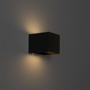 Applique-nera-con-LED-e-dimmer-touch-ricaricabile---Joris
