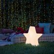 Weihnachts-Stehleuchte-weiss-45cm-inkl.-wiederaufladbarer-Solar-RGBW-LED---Nova