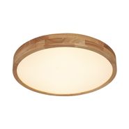 Skandinavisk-taklampa-trä-50-cm-inkl.-LED-dimbar---Pecker
