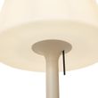 Moderne-utendørs-gulvlampe-beige-med-hvit-skjerm-IP44---Big-Virginia