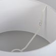 Suspension-moderne-en-bronze-avec-abat-jour-45-cm-blanc---Combi-1