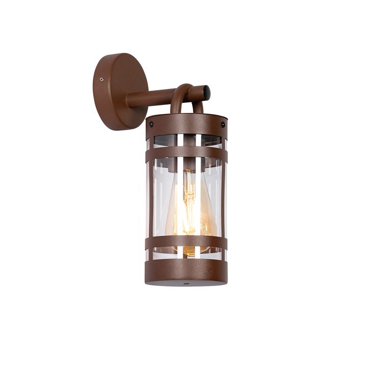 Industrial Outdoor Wall Light Rust Brown IP44 - Ruben
