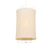 Design-Pendant-Lamp-White-with-Beige-Shade---Rich