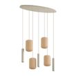 Japandi-hanglamp-beige-7-lichts---Pluni-Tuba