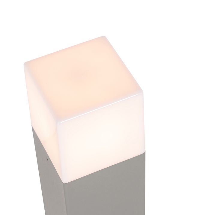 Lampada da esterno 50 cm grigia con picchetto a terra e manicotto per cavi - Denmark