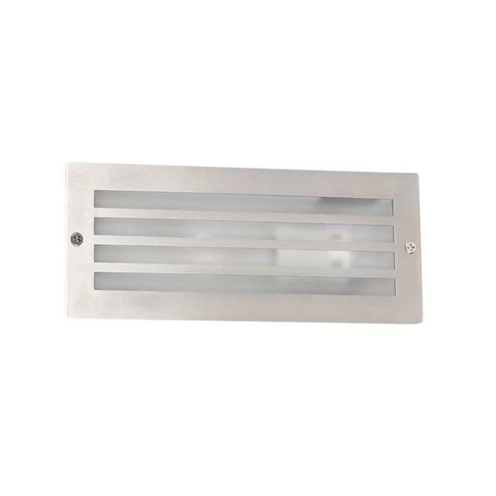 Nowoczesna lampa wnękowa stalowa IP44 - Hurricane