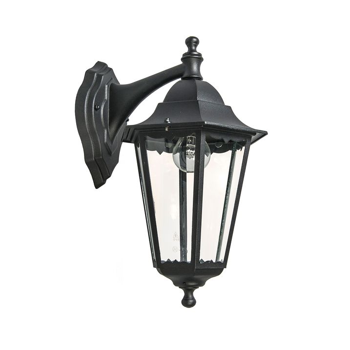 Klasična vanjska zidna lampa crna IP44 - New Orleans Down