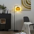 Retro-stojacia-lampa-čierna-s-oranžovým-sklom---Denise