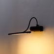 Applique-murale-design-noire-32-cm-avec-LED-et-variateur---Tableau