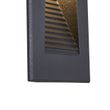 Moderné-zapustené-nástenné-svietidlo-čierne-7-cm-vrátane-LED-IP65---Trem
