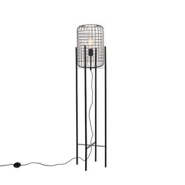 Industriell gulvlampe svart - Bliss Vefa
