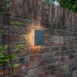 Dizajnerska-zidna-lampa-siva-aluminijumska-15-cm-uključujući-LED-9W---Skyf